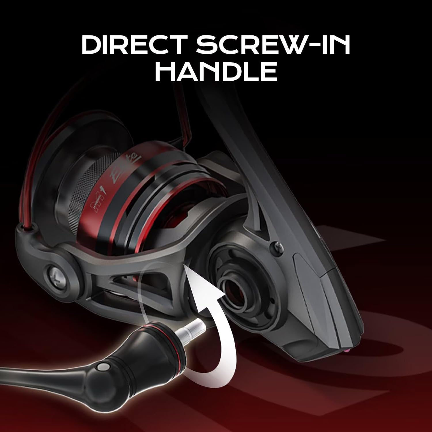 M1 Elite Spinning Reels Fishing Reels Spinning 13.23 Lbs Max Drag Screw-in Handle Slow Oscillation System 5.2:1 Gear Ratio 9+1 Stainless BB Size 1000-4000 - Image 5