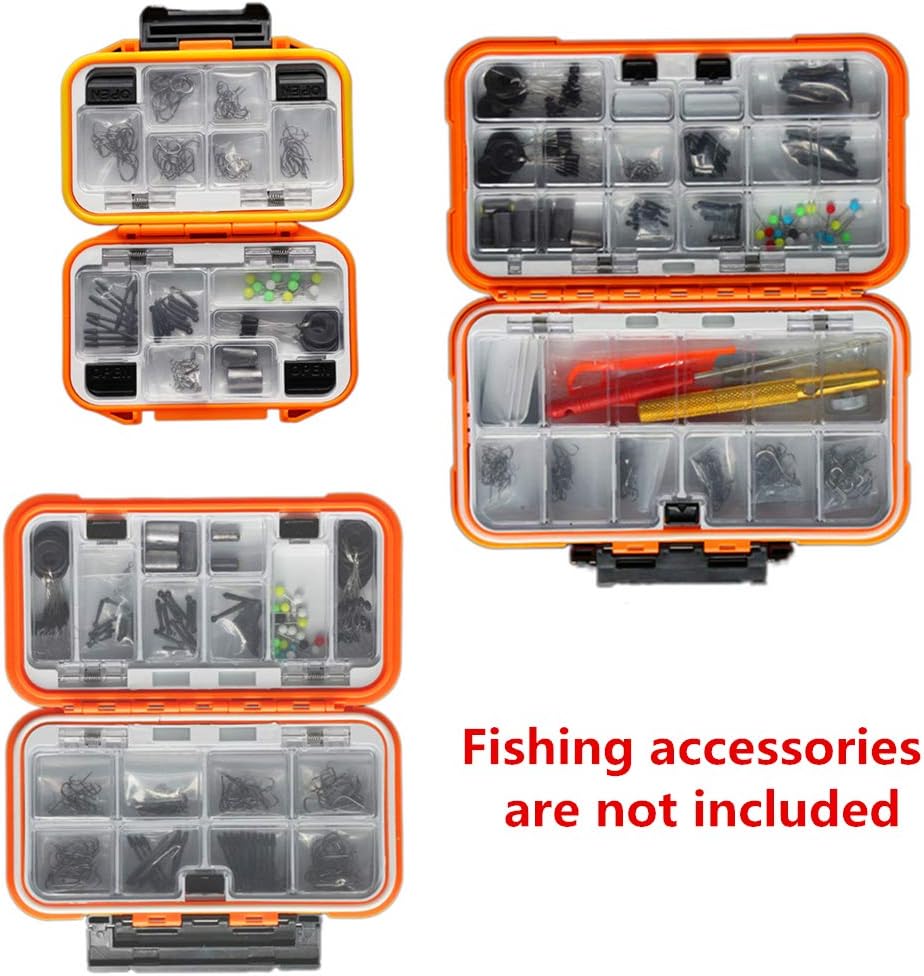Waterproof Fishing Lure Box Spoon Hooks Baits Storage Tackle Box Containers for Casting Fishing Fly Fishing,Large/Medium/Small Lure Case - Image 8